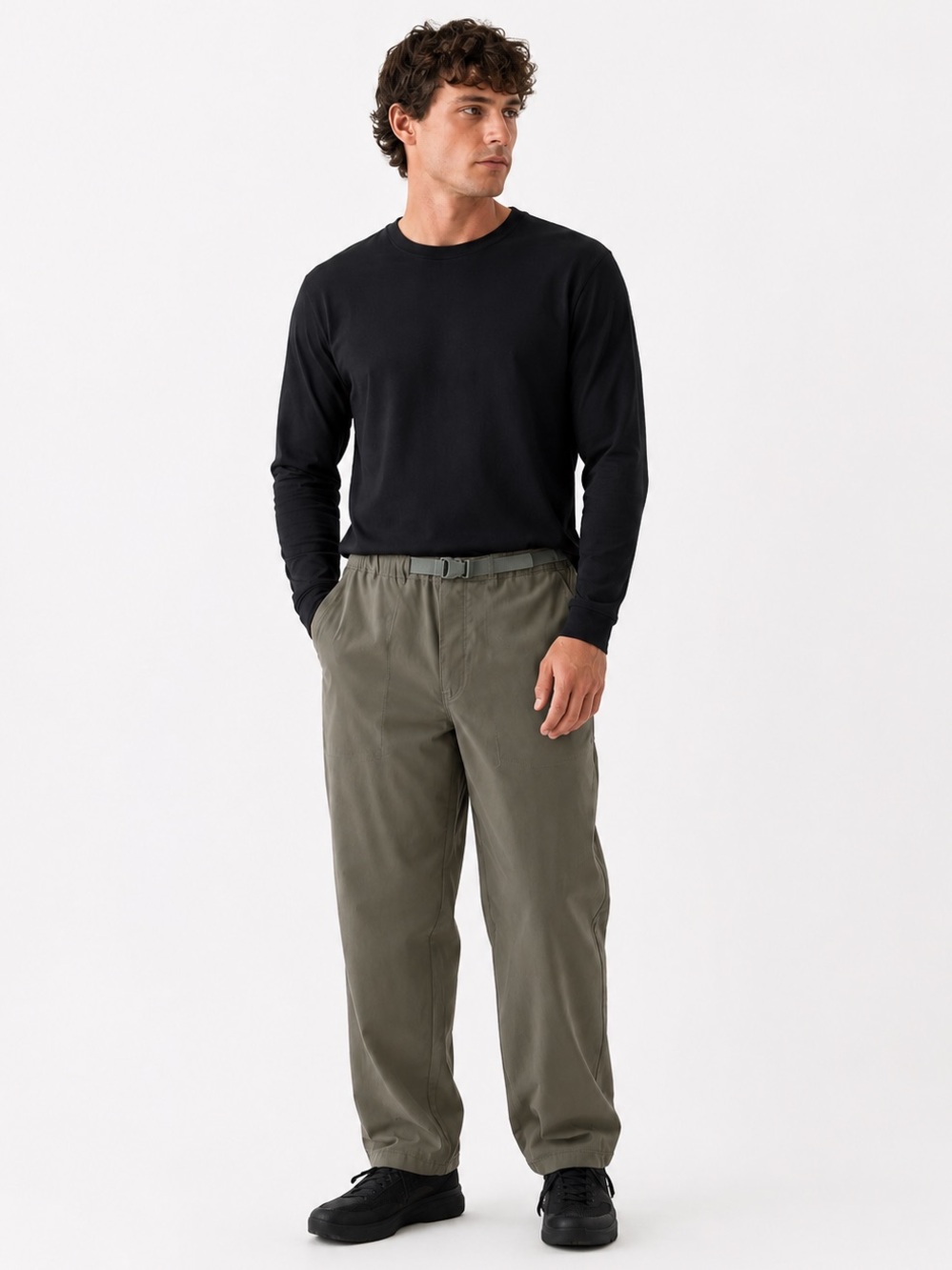 Outdoor Voices Tech Twill Pull On Pants Men’s XL Olive Hiking Trail Pants